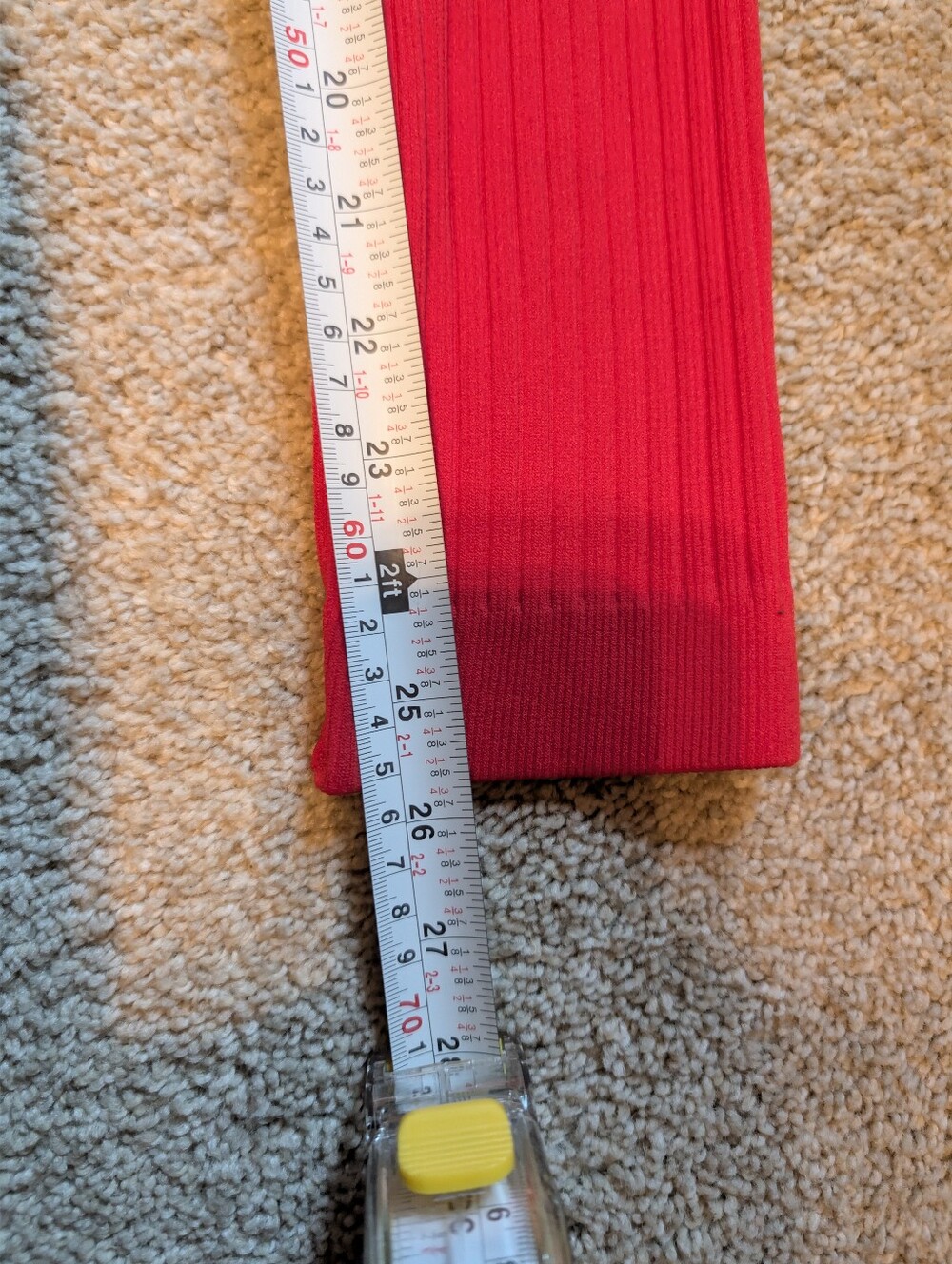 In Motion Ribbed Red One Piece Jumpsuit - Picture 8 of 8